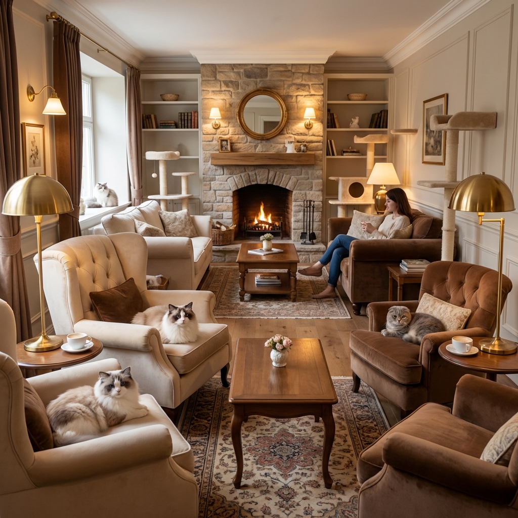 Interior of Neko Haven